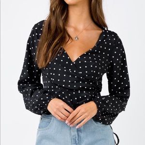 Princess Polly Stella Wrap Top